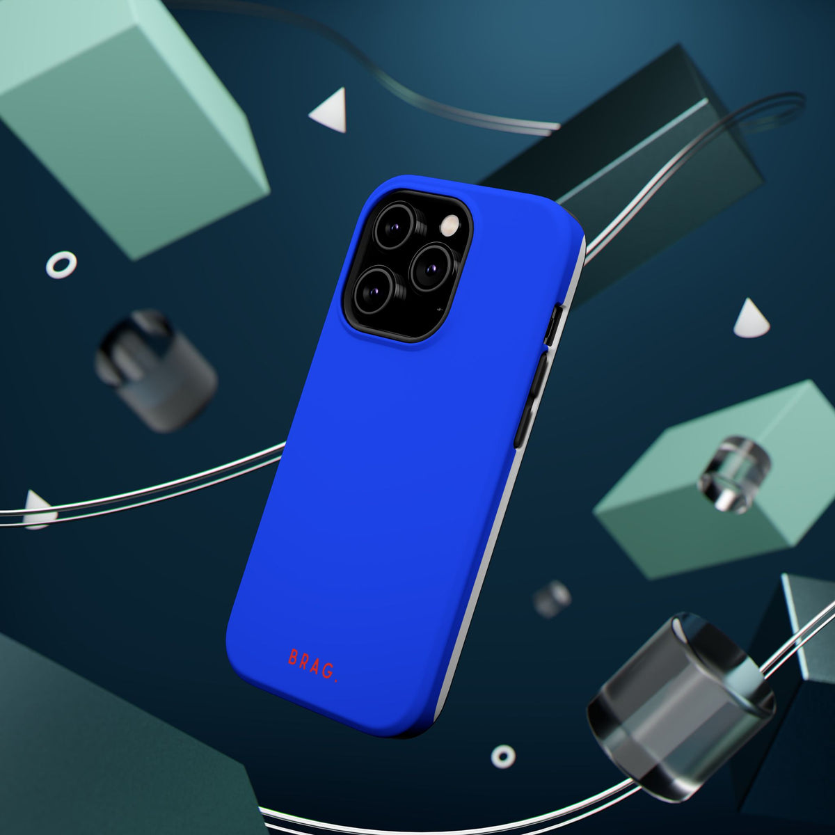 Brag Blue Magnetic Impact-Resistant Phone Case