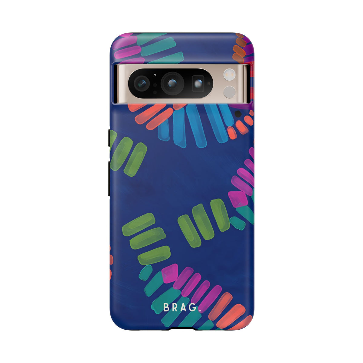 Blue Palm Tough Phone Case – Shockproof Protective iPhone Cover