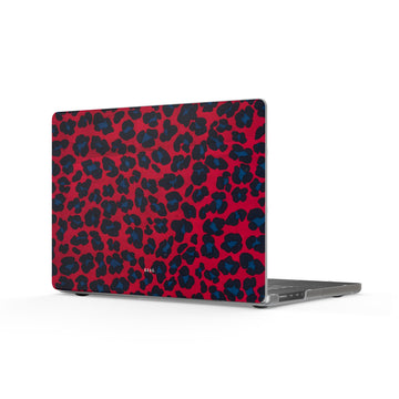 Red Panther Matte MacBook Case — Slim Protective Laptop Cover