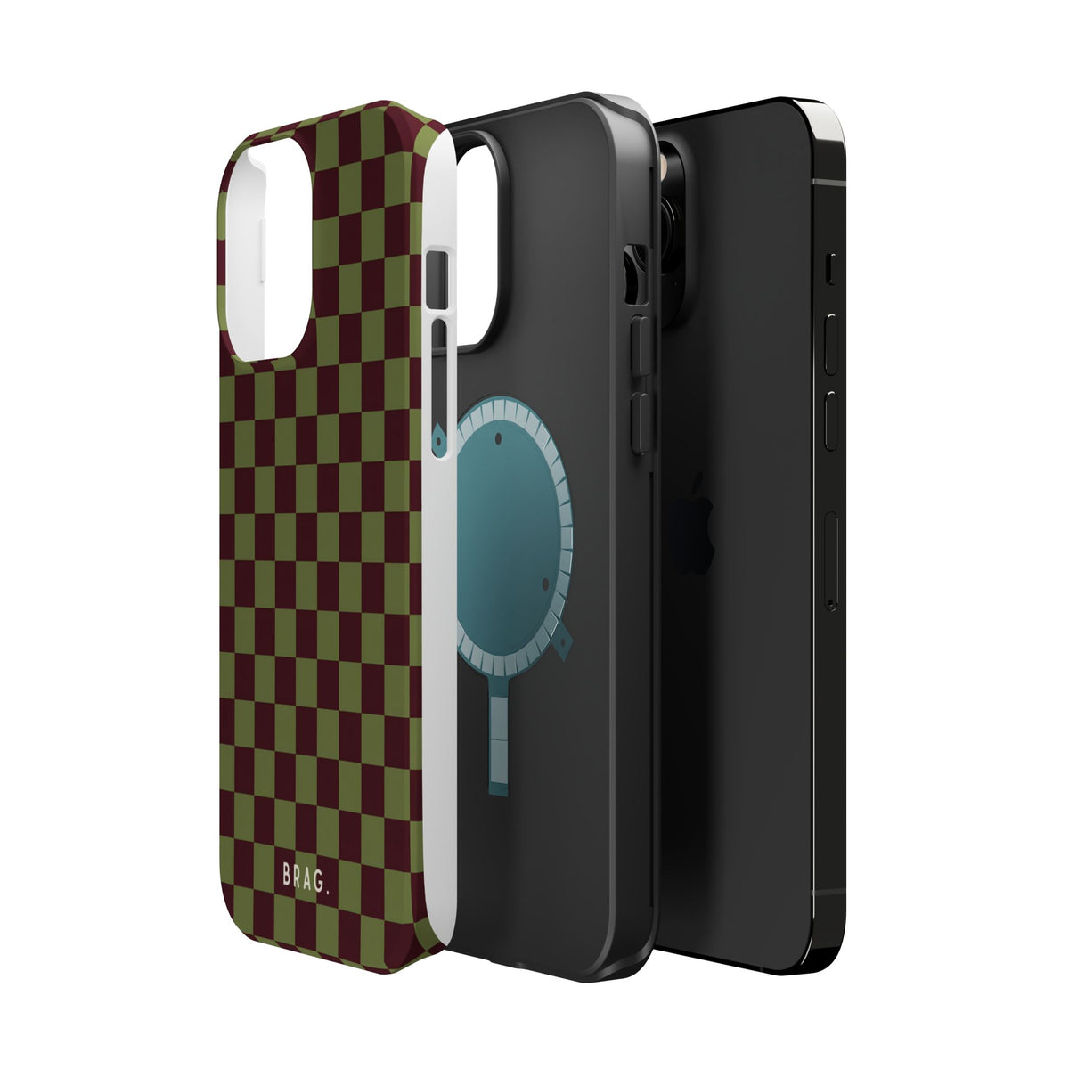 Lucky Check Magnetic Impact-Resistant Phone Case