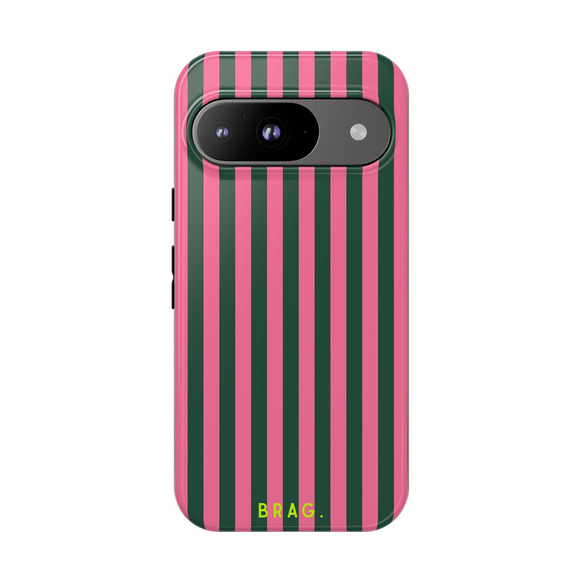 Flamingo Stripe Tough Phone Case – Shockproof Protective iPhone Cover