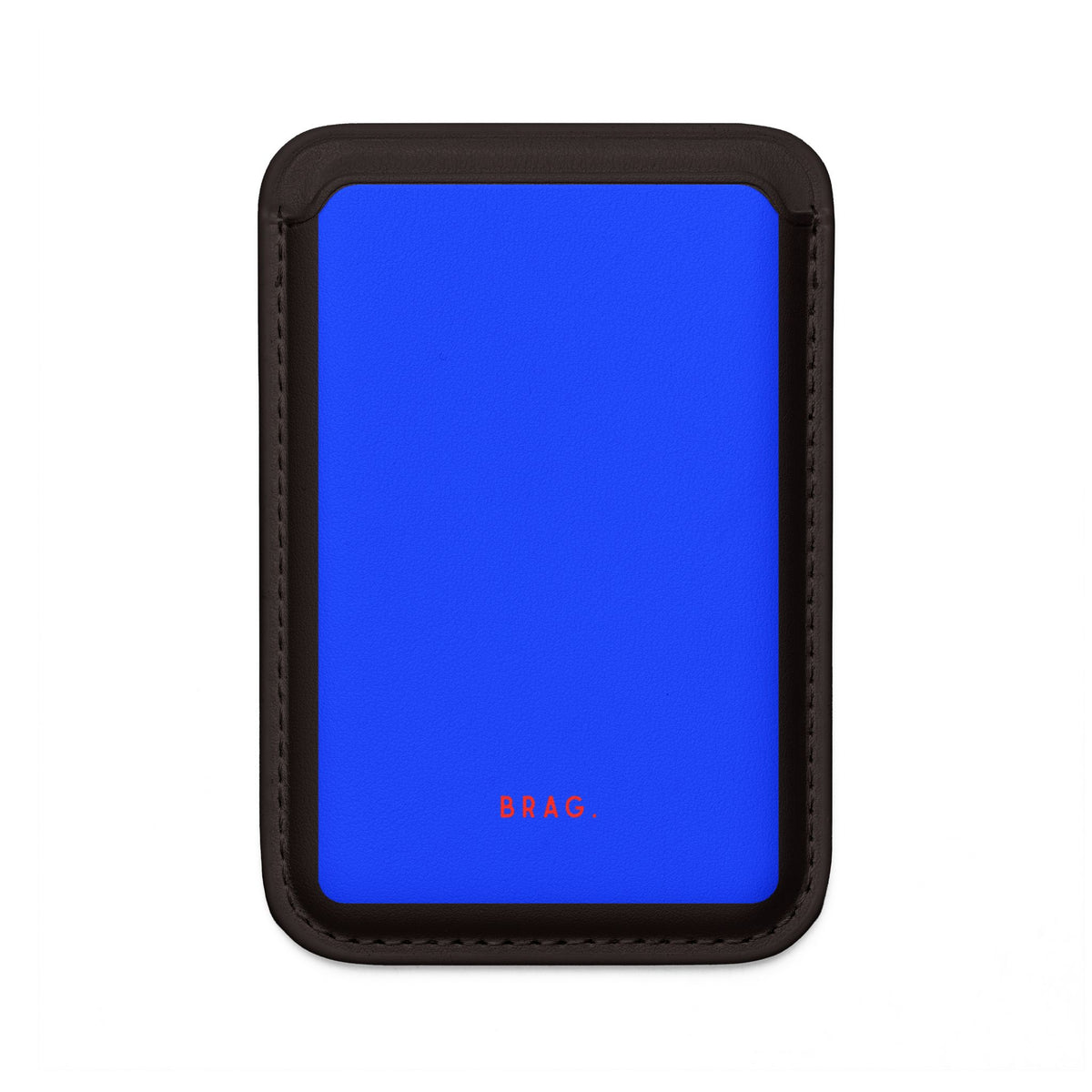 Brag Blue MagSafe Vegan Wallet — Slim Phone Card Holder