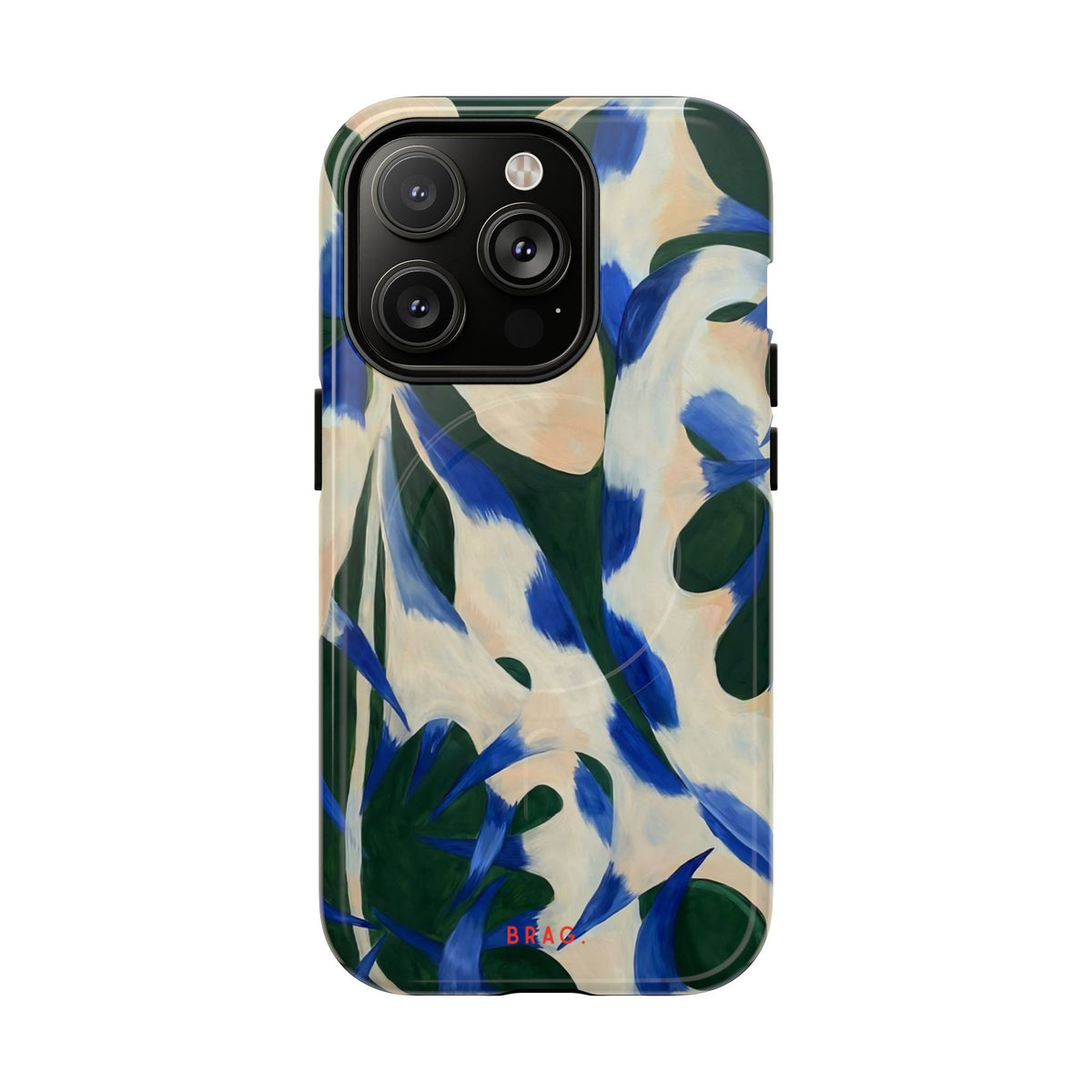 Blue Garden MagSafe Tough Phone Case — Magnetic Protective Cover
