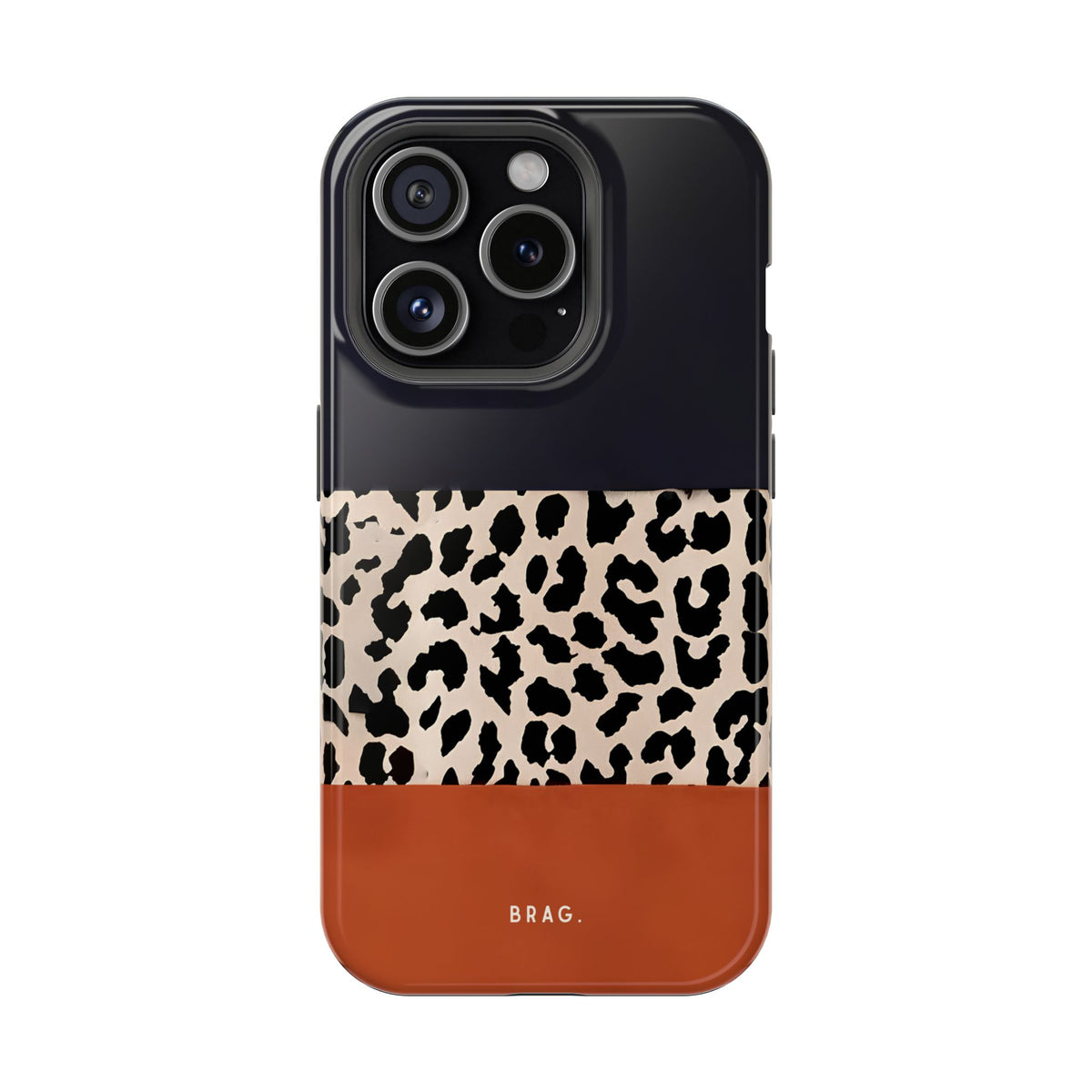 Leopard Block Magnetic Impact-Resistant Phone Case