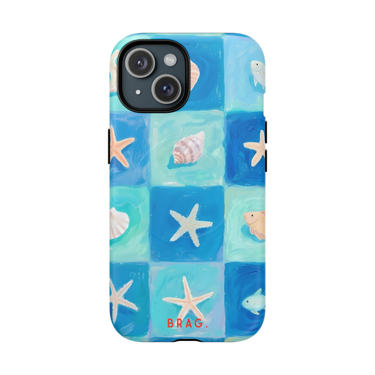 Saltwater Tiles MagSafe Tough Phone Case — Magnetic Protective Cover