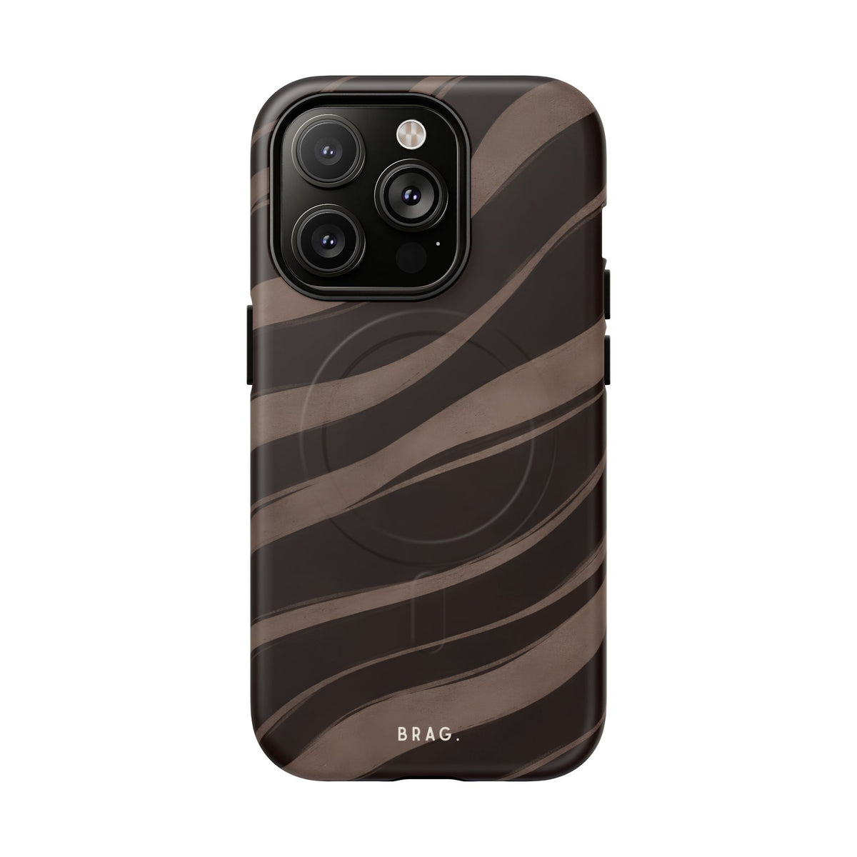 Zebra Wave MagSafe Tough Phone Case — Magnetic Protective Cover
