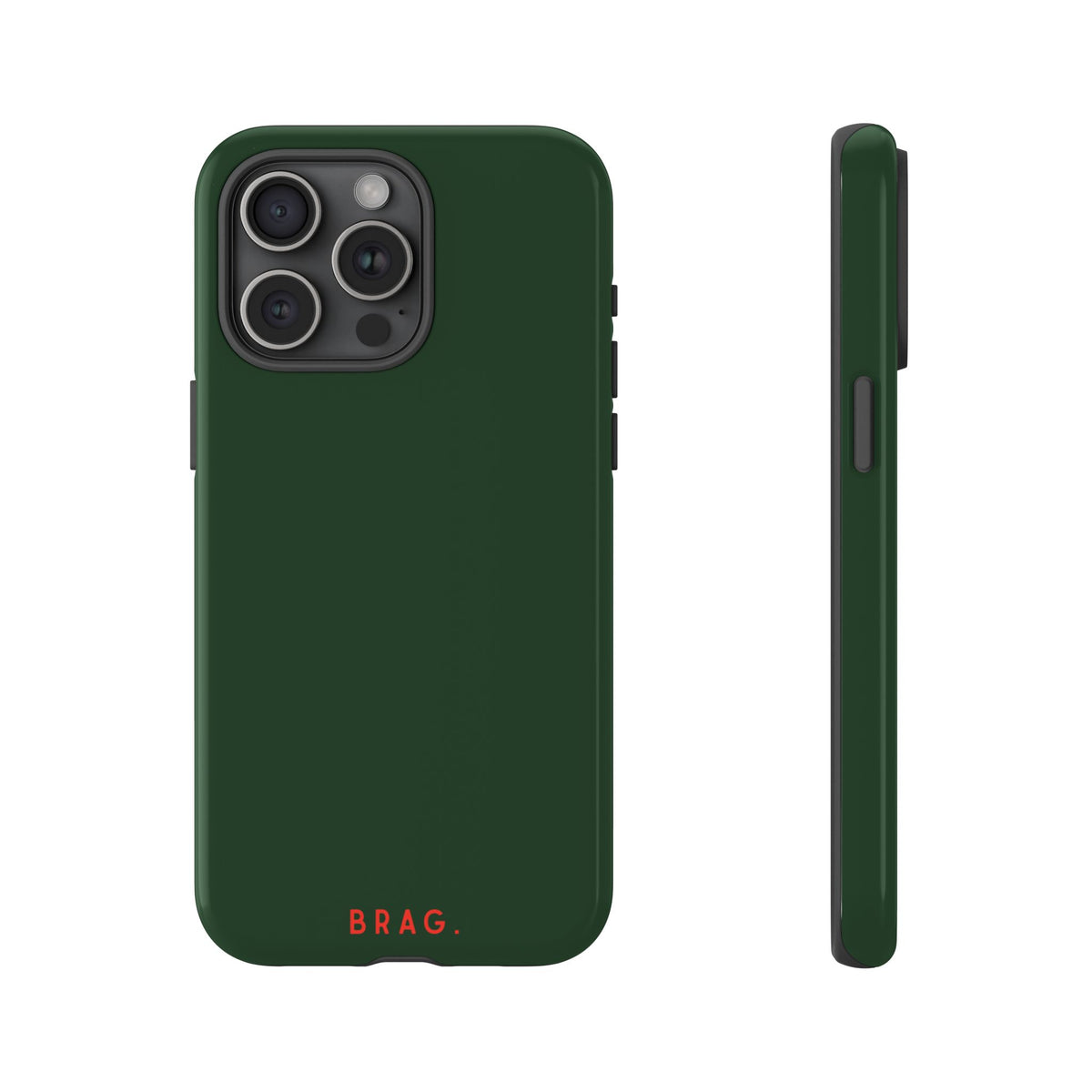 Brag Green Tough Phone Case – Shockproof Protective iPhone Cover