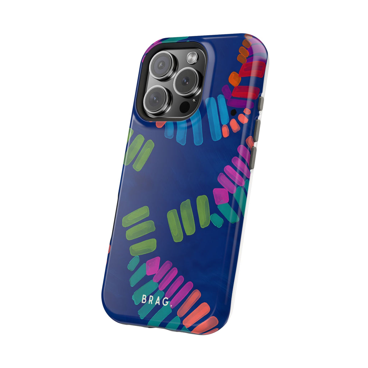 Blue Palm Magnetic Impact-Resistant Phone Case