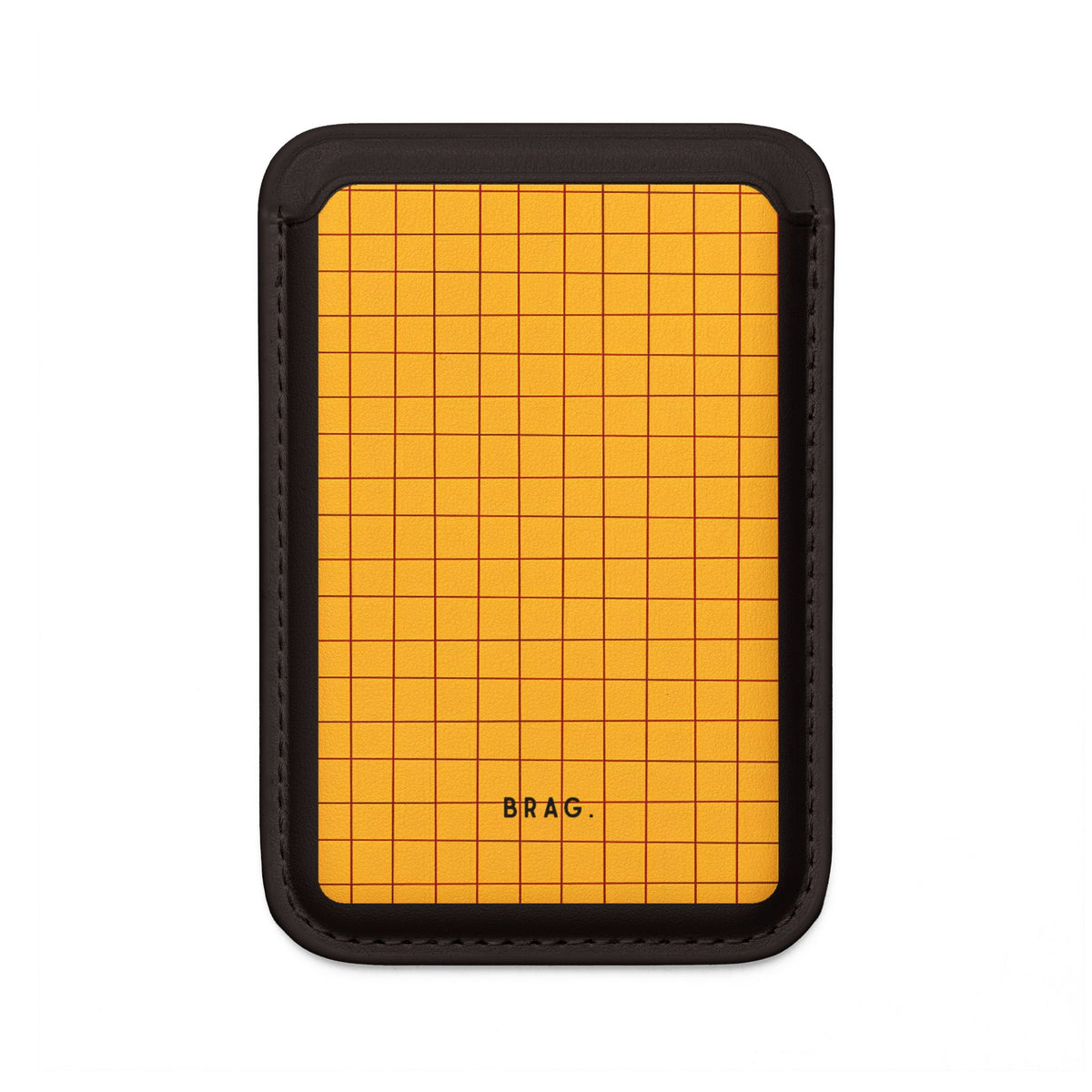 Cheese Grid MagSafe Vegan Wallet — Slim Phone Card Holder