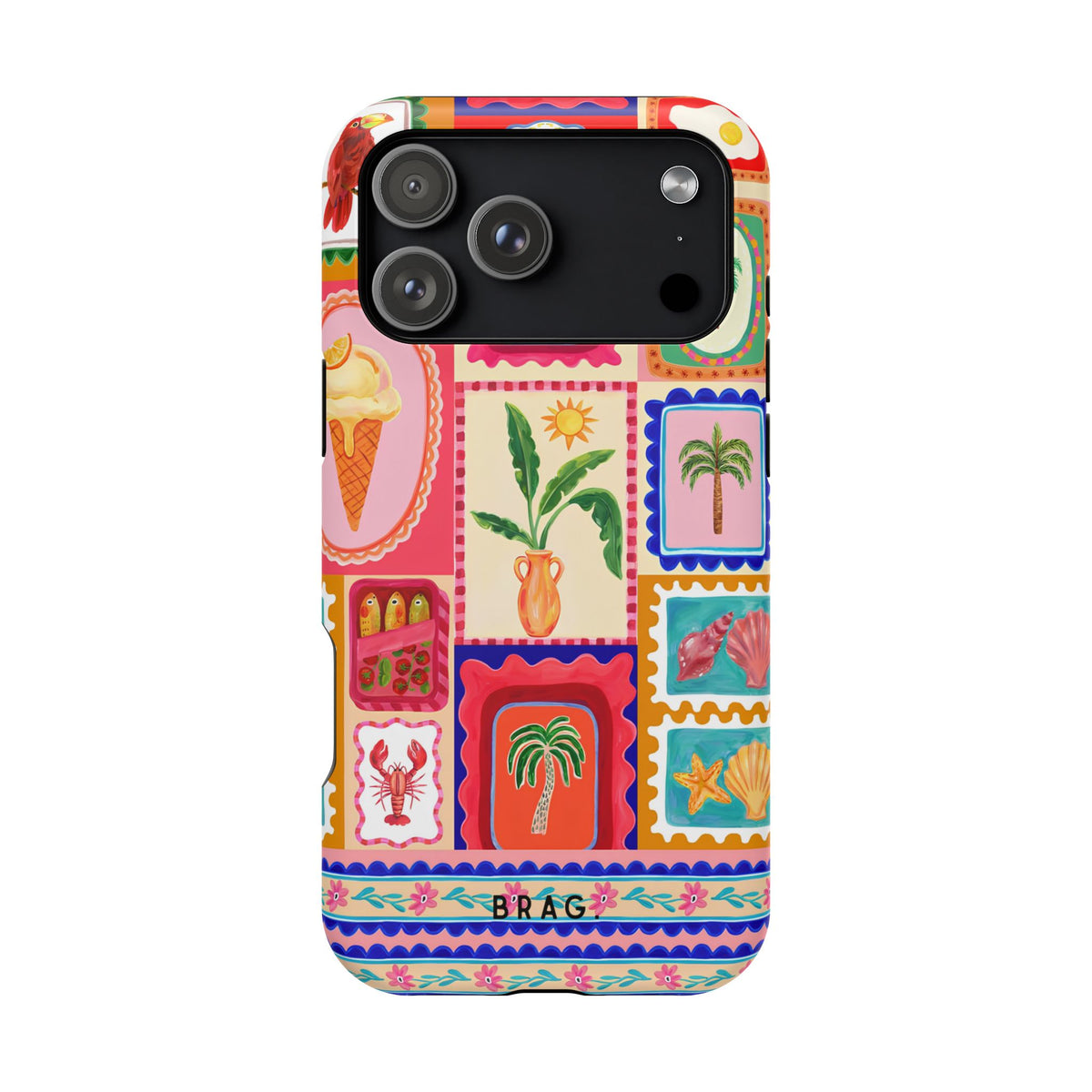 Postcard Magnetic Impact-Resistant Phone Case