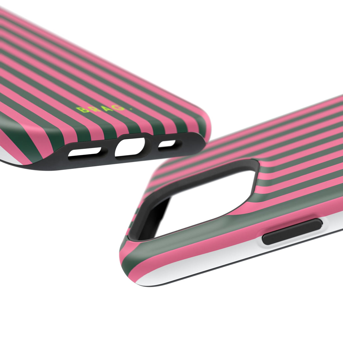 Flamingo Stripe Magnetic Impact-Resistant Phone Case