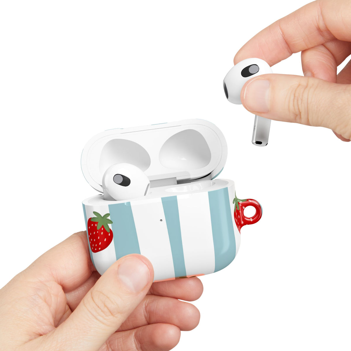 Berry Bloom AirPod Case – Slim Protective Charging Case