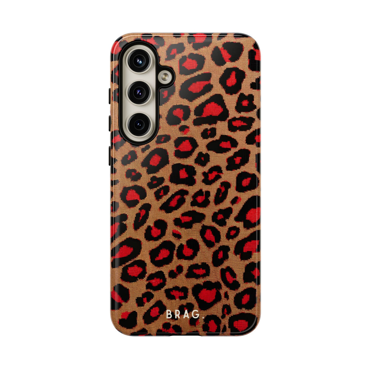 Fire Leo Leopard Tough Phone Case – Shockproof Protective iPhone Cover