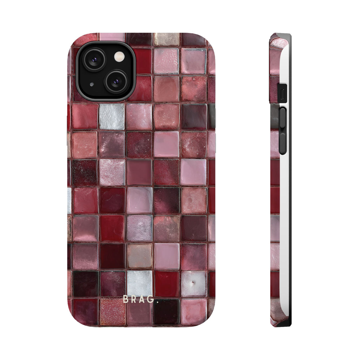 Cherry Tile Magnetic Impact-Resistant Phone Case