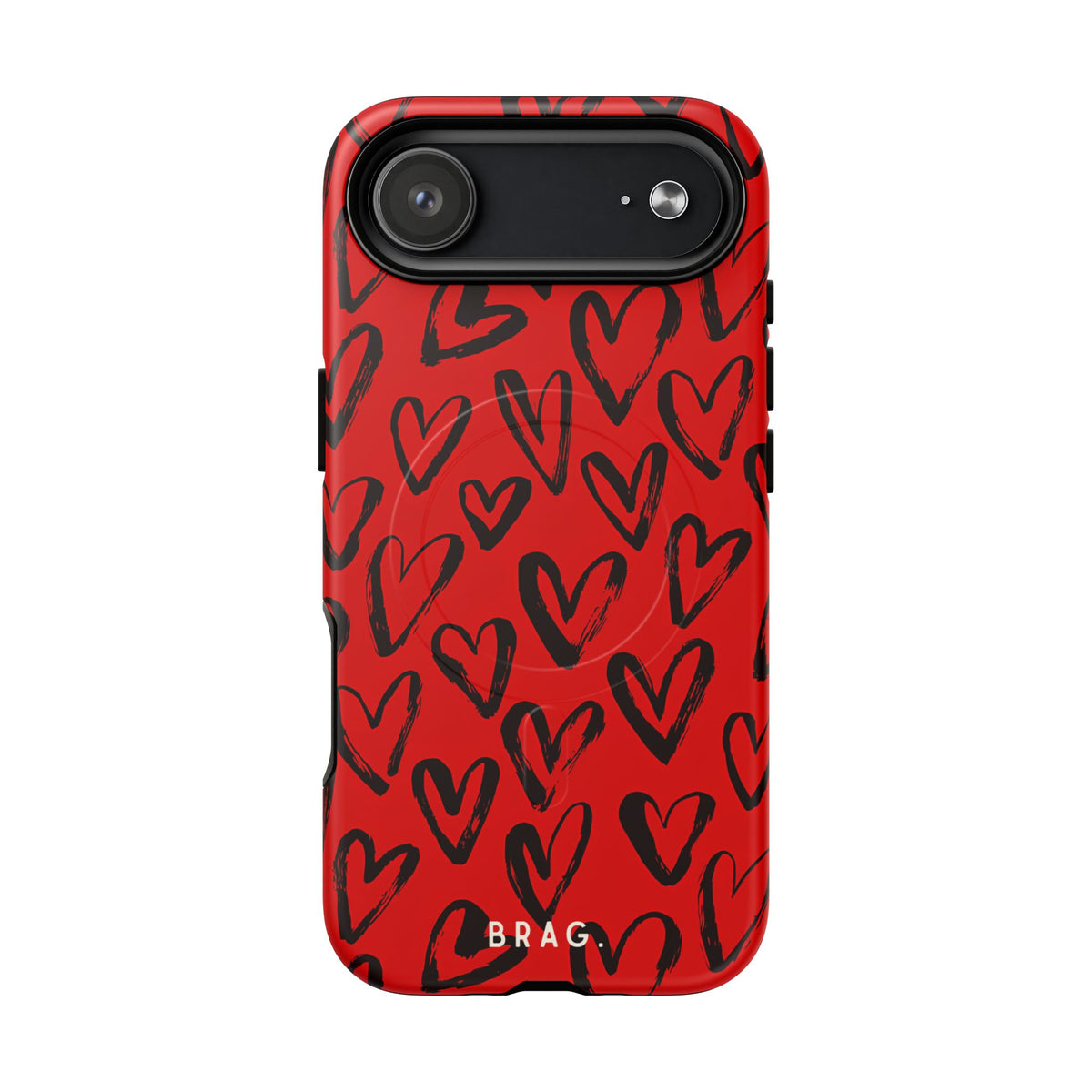 Fire Heart MagSafe Tough Phone Case — Magnetic Protective Cover