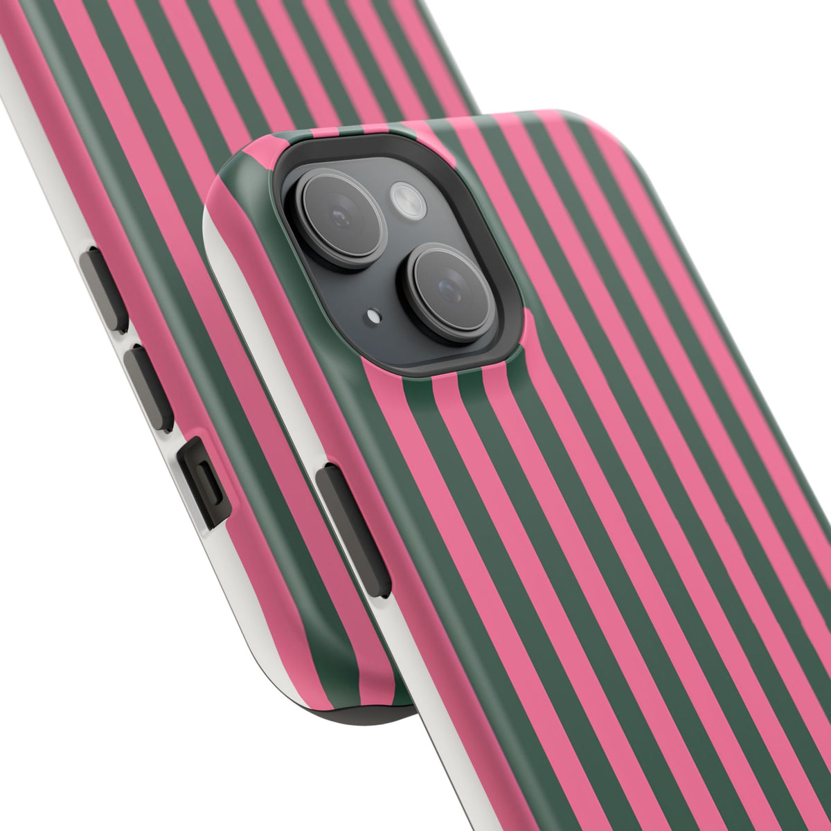 Flamingo Stripe Magnetic Impact-Resistant Phone Case