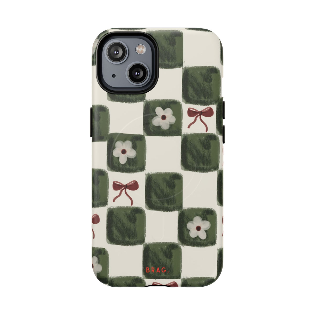 Garden Mosaic MagSafe Tough Phone Case — Magnetic Protective Cover