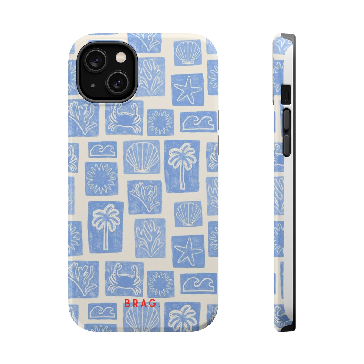 Azure Tiles Magnetic Impact-Resistant Phone Case