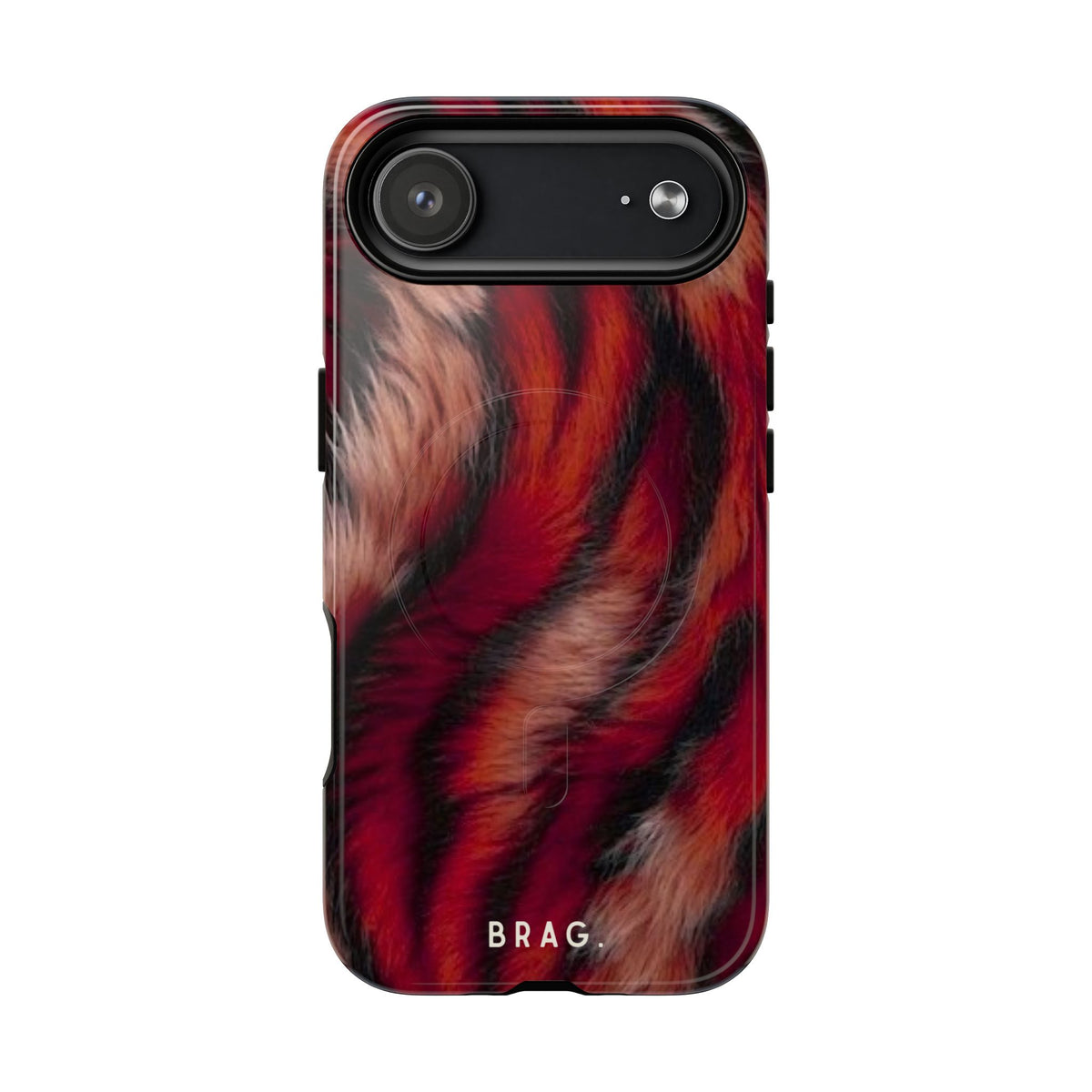 Red Rush MagSafe Tough Phone Case — Magnetic Protective Cover