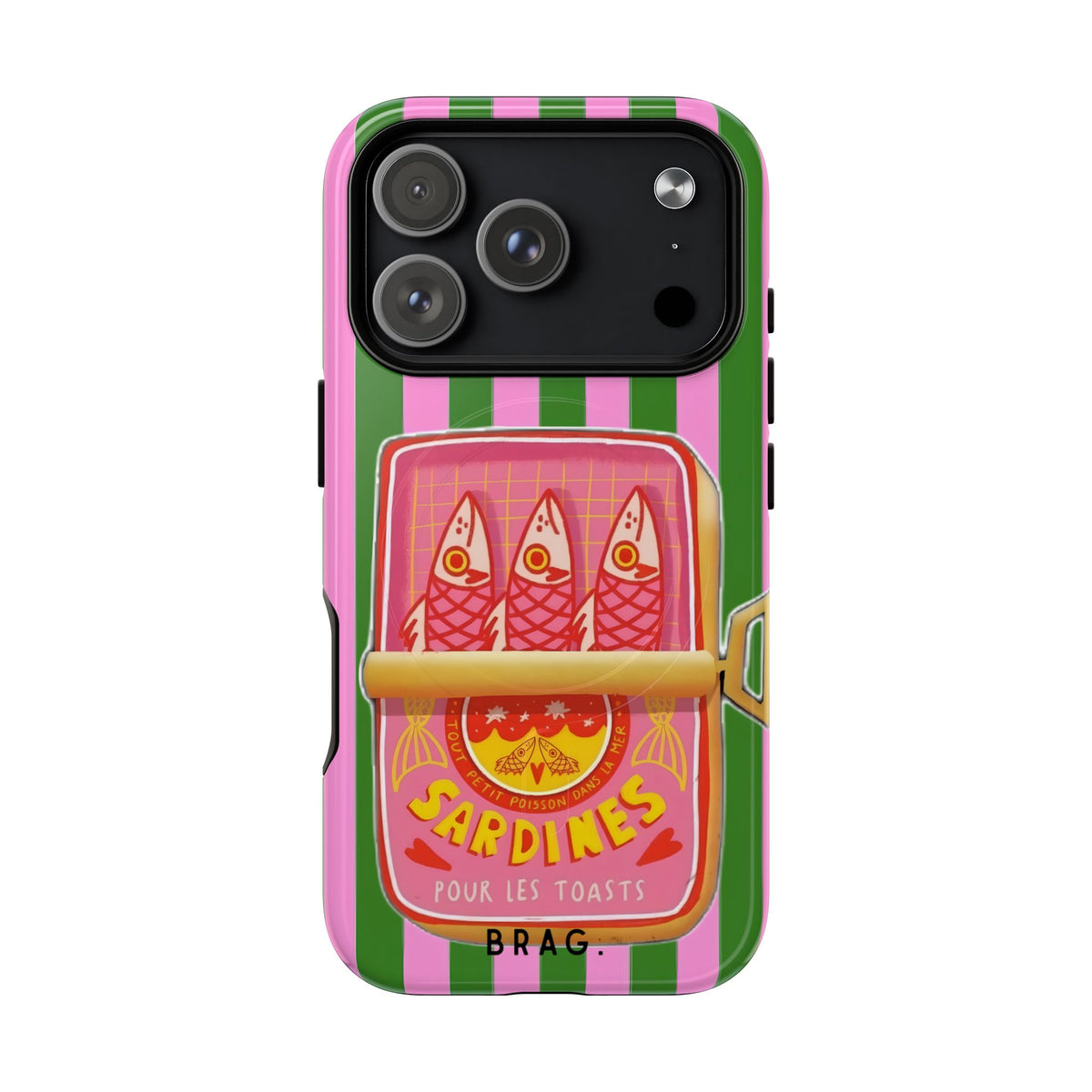 Tinned Pink MagSafe Tough Phone Case — Magnetic Protective Cover