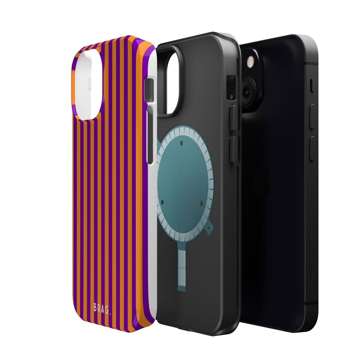Electric Sunset Magnetic Impact-Resistant Phone Case
