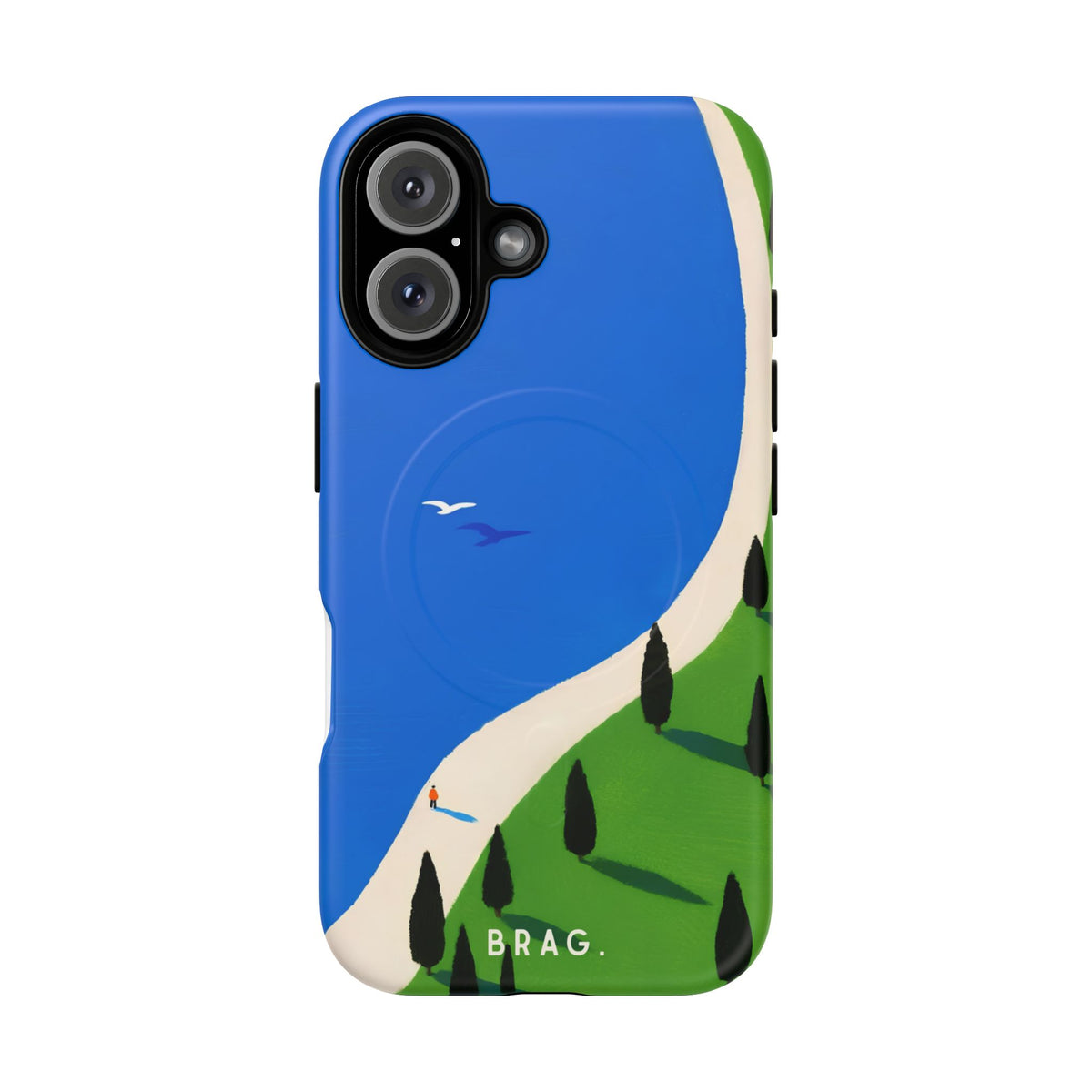 Blue Escape MagSafe Tough Phone Case — Magnetic Protective Cover