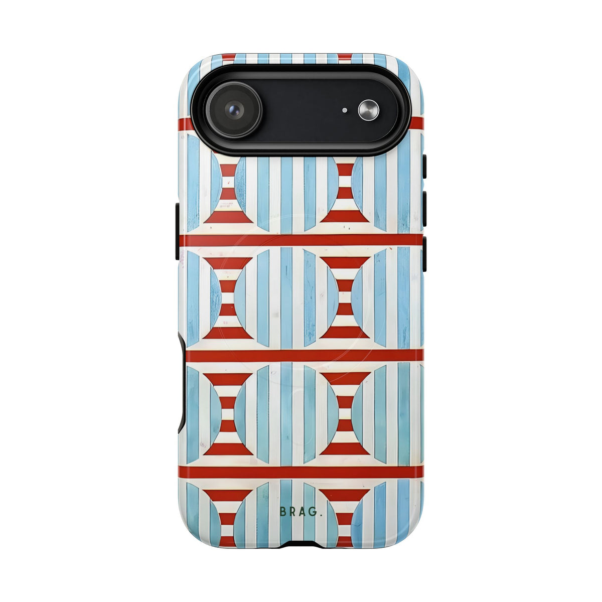Riviera Stripe MagSafe Tough Phone Case — Magnetic Protective Cover