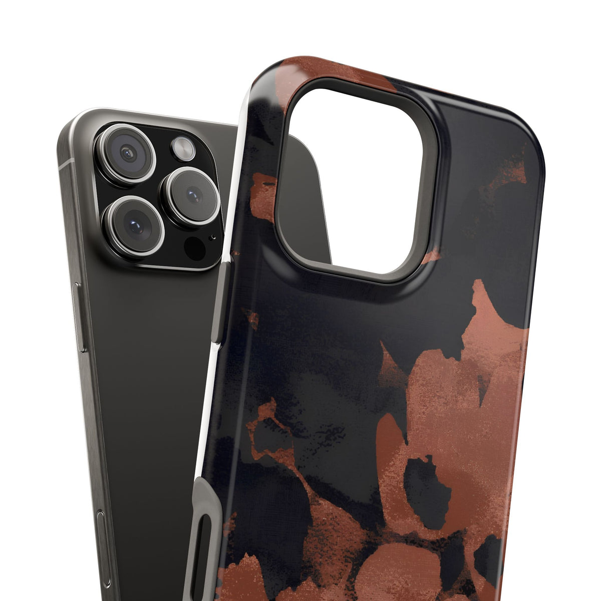 Terracotta Bloom Magnetic Impact-Resistant Phone Case