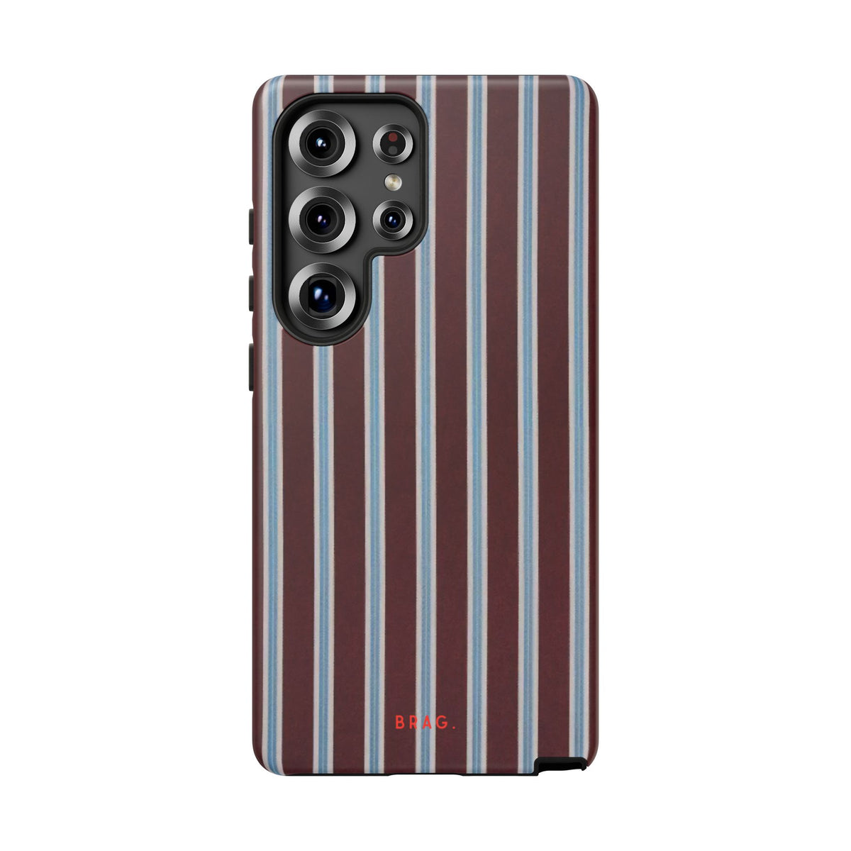 Maroon Lines Tough Phone Case – Shockproof Protective iPhone Cover