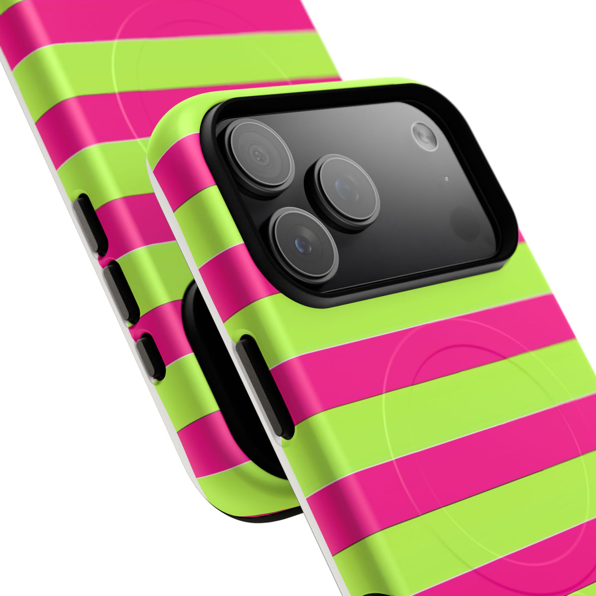 Electric Lime MagSafe Tough Phone Case — Magnetic Protective Cover