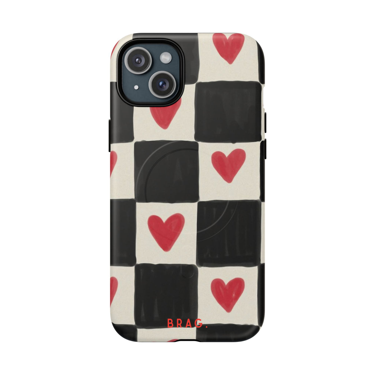 Heart Check MagSafe Tough Phone Case — Magnetic Protective Cover
