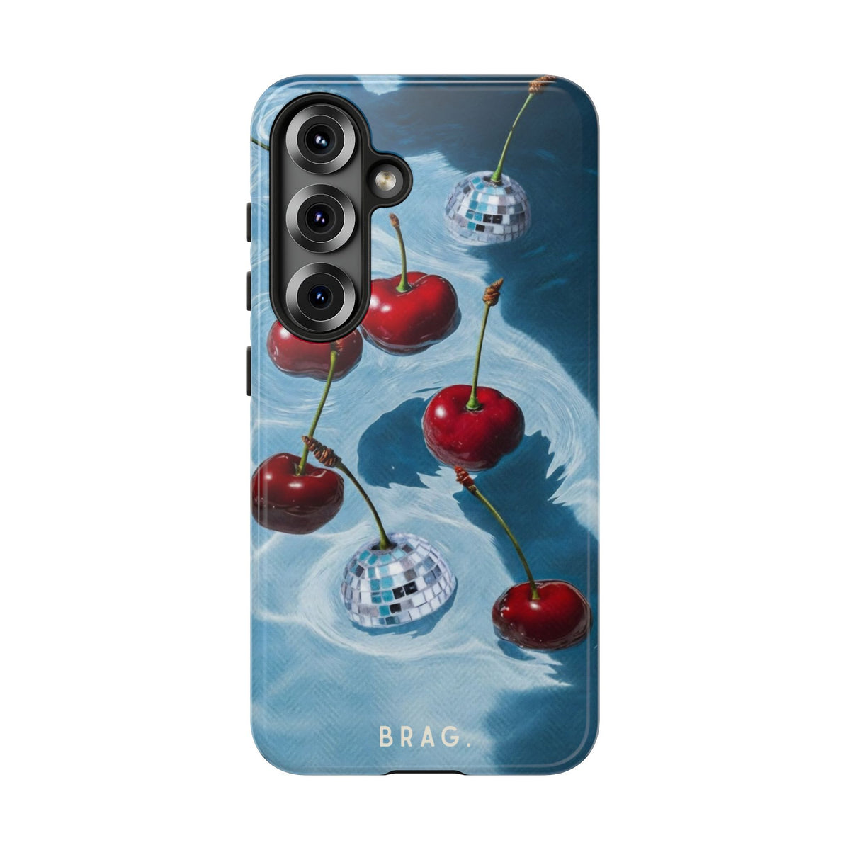 Cherry Ice Tough Phone Case – Shockproof Protective iPhone Cover