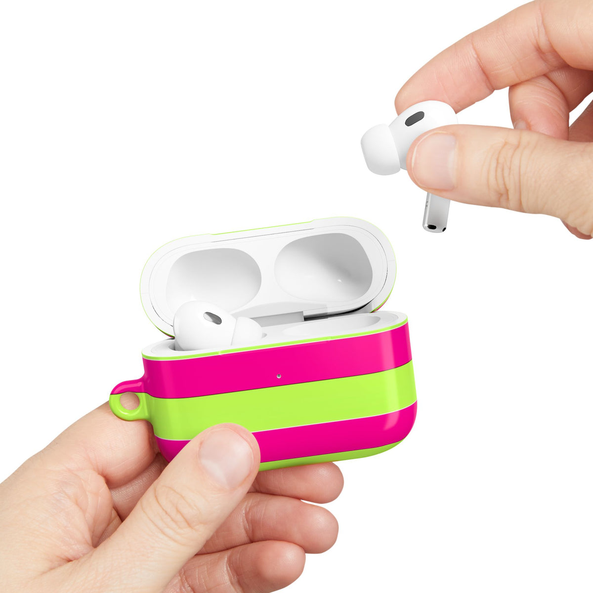 Electric Lime AirPod Case – Slim Protective Charging Case