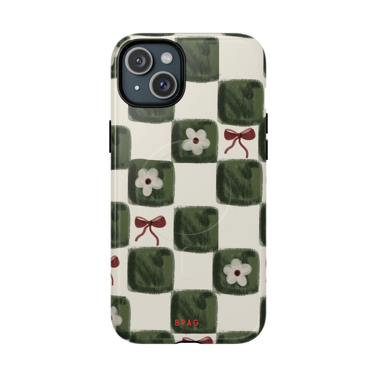 Garden Mosaic MagSafe Tough Phone Case — Magnetic Protective Cover