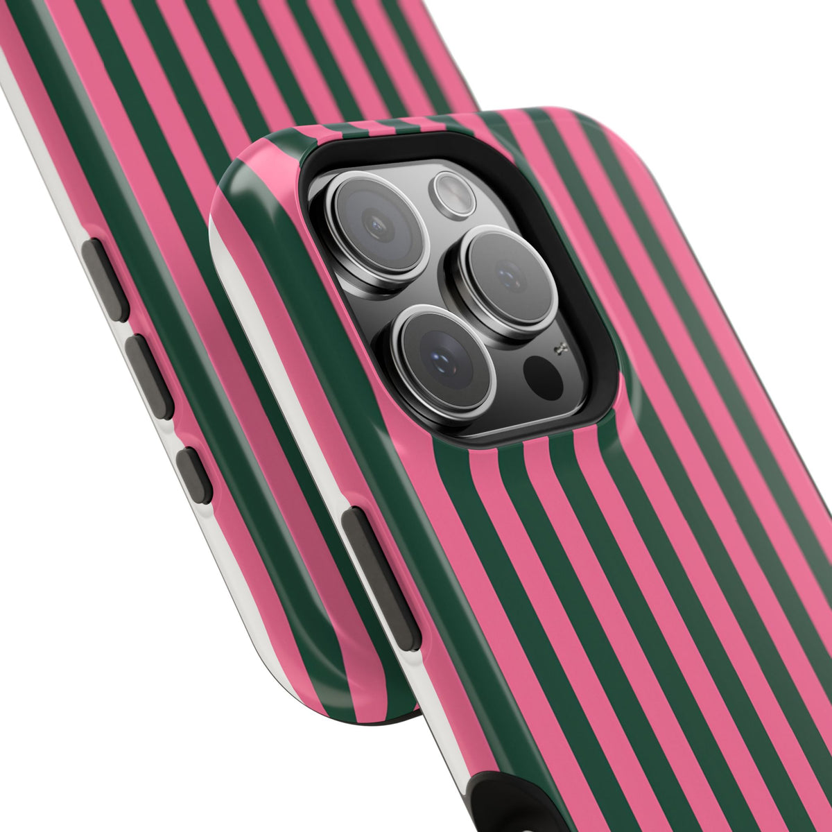 Flamingo Stripe Magnetic Impact-Resistant Phone Case