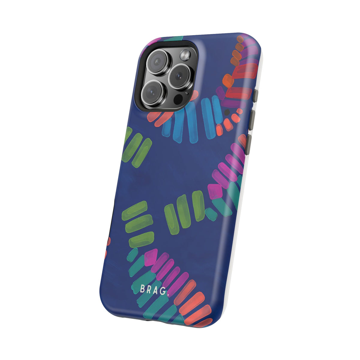 Blue Palm Magnetic Impact-Resistant Phone Case
