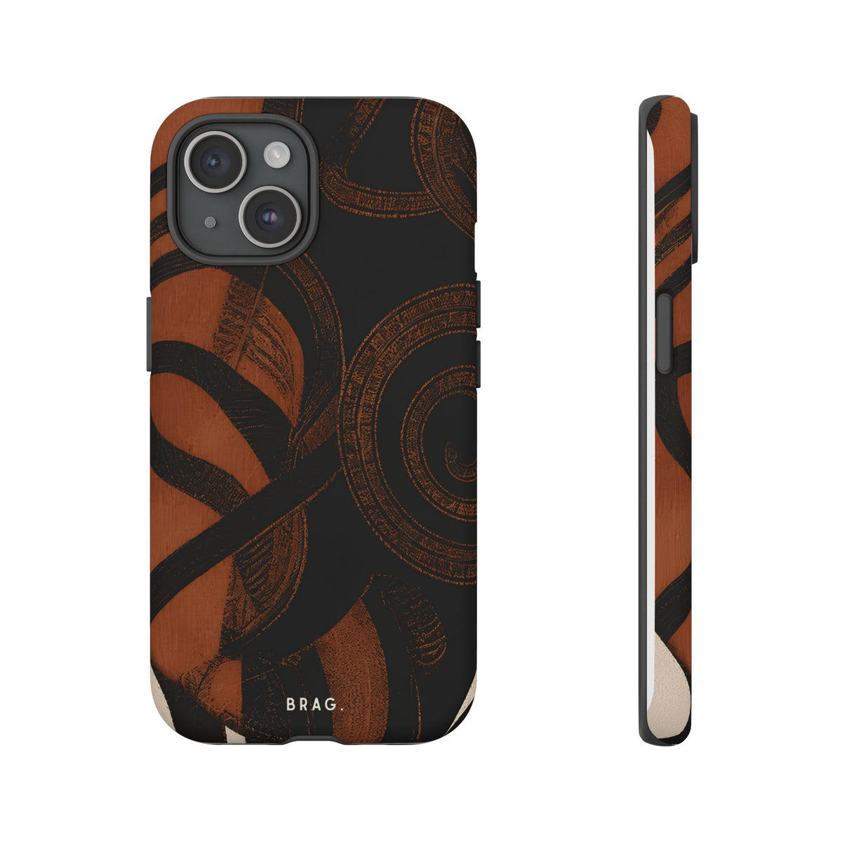 Mighnight Spiral Tough Phone Case – Shockproof Protective iPhone Cover