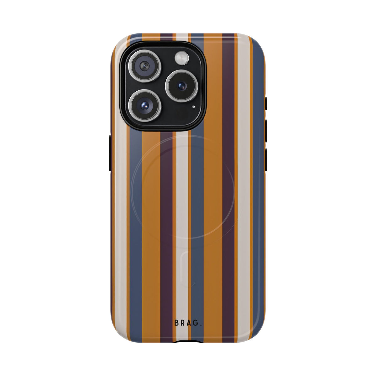 Sunset Stripe MagSafe Tough Phone Case — Magnetic Protective Cover
