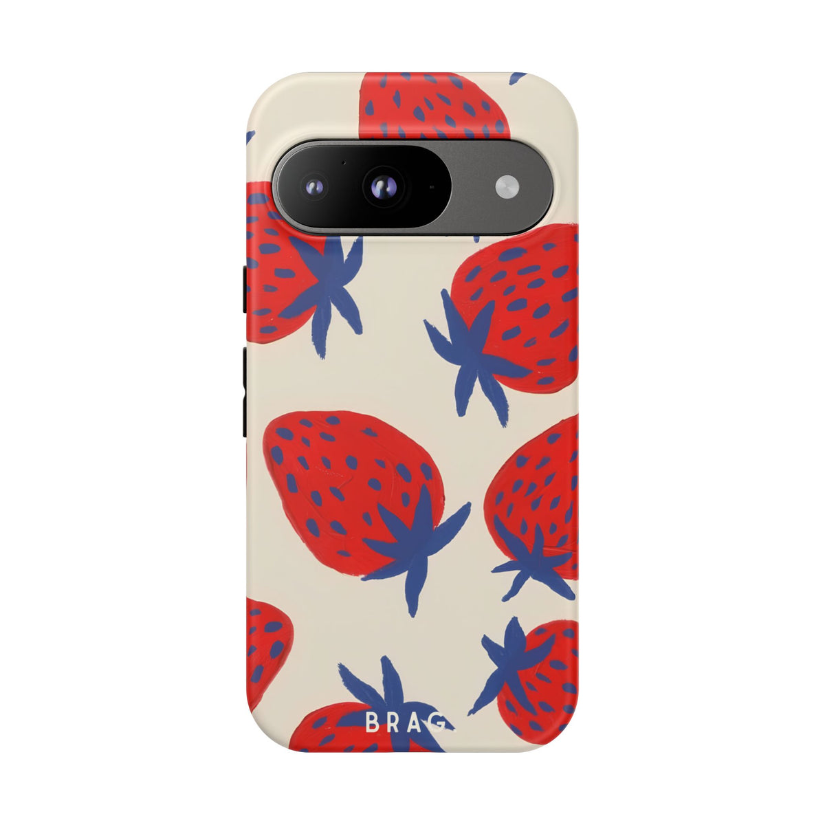 Strawberry Field Tough Phone Case – Shockproof Protective iPhone Cover