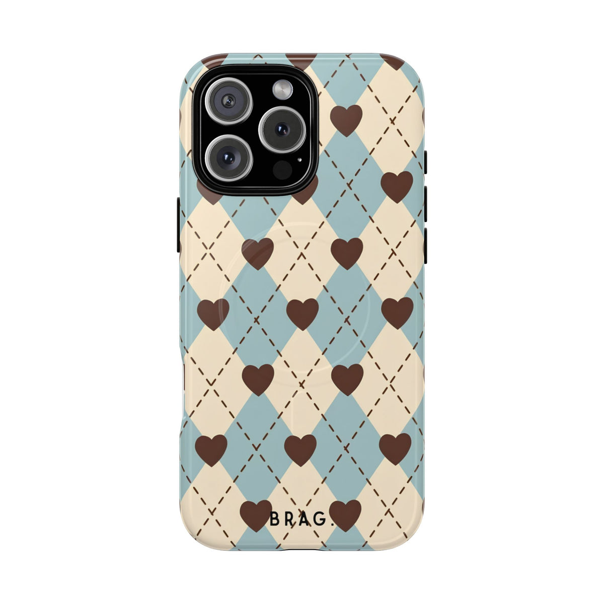 Sweetheart Plaid MagSafe Tough Phone Case — Magnetic Protective Cover