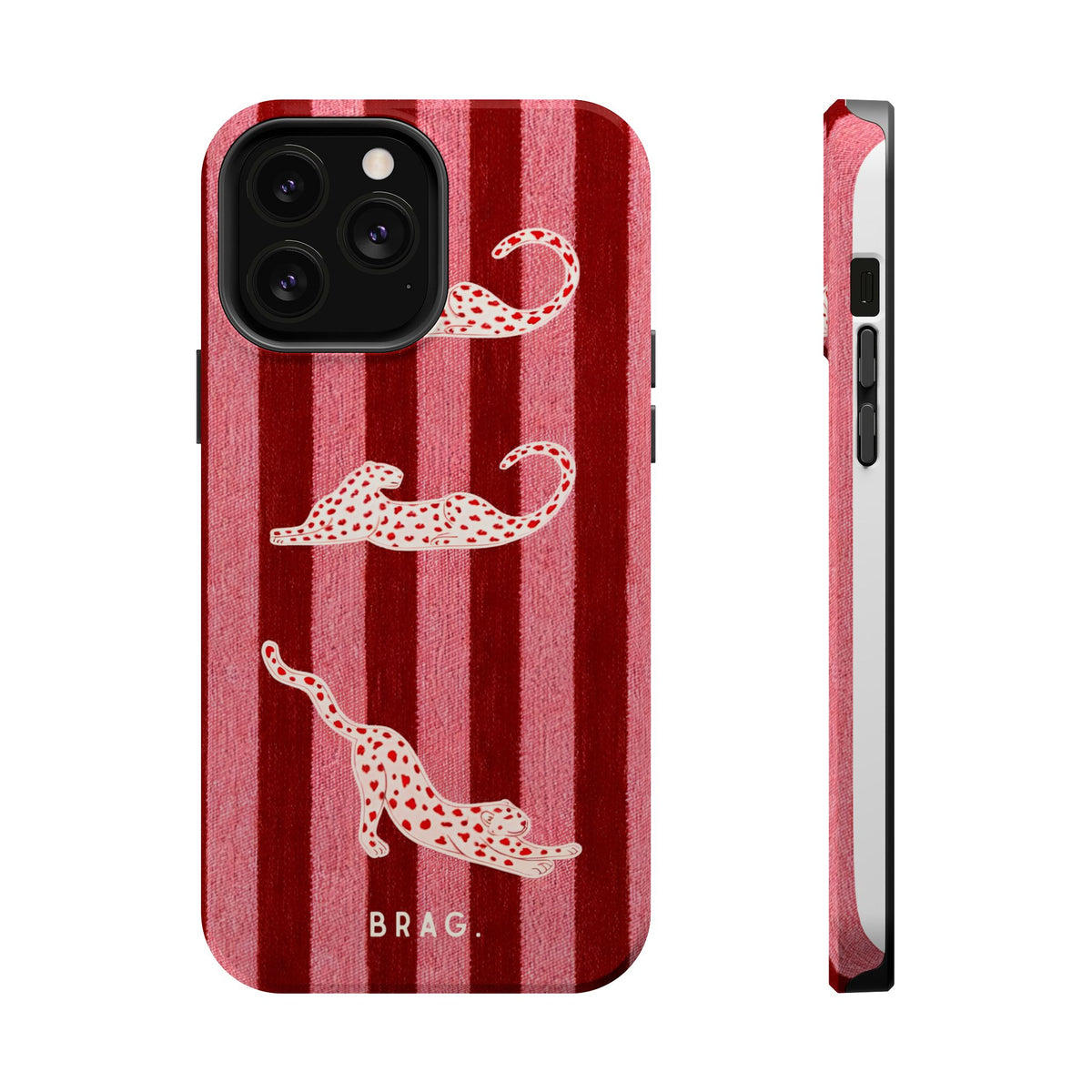 Pink Safari Magnetic Impact-Resistant Phone Case