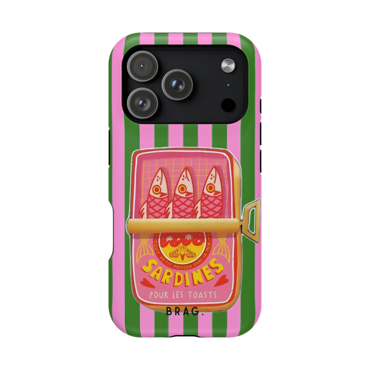 Tinned Pink Magnetic Impact-Resistant Phone Case