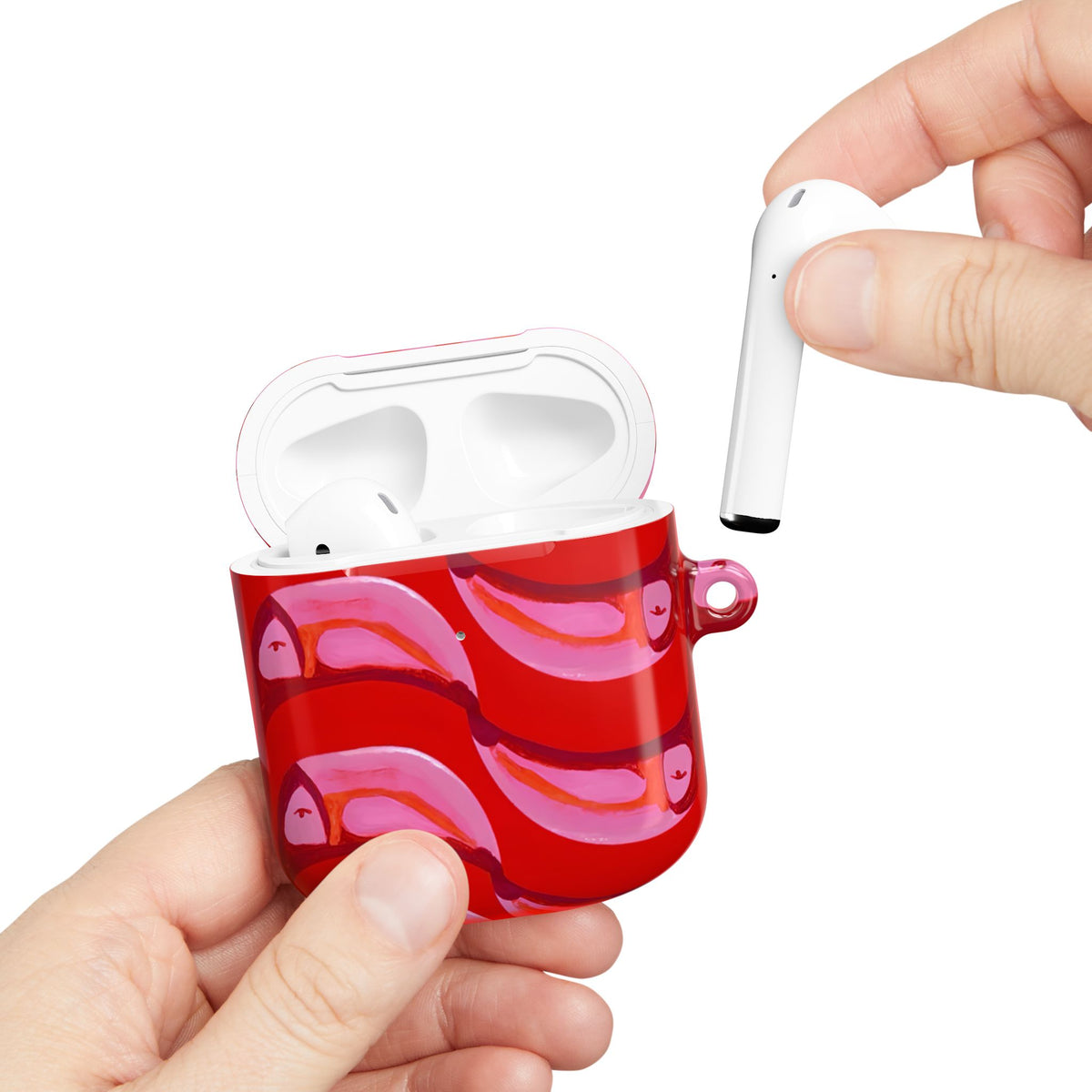 Pink Current AirPod Case – Slim Protective Charging Case