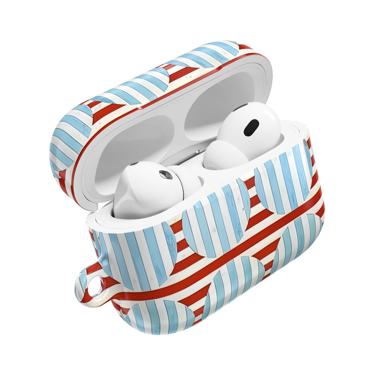 Riviera Stripe AirPod Case – Slim Protective Charging Case