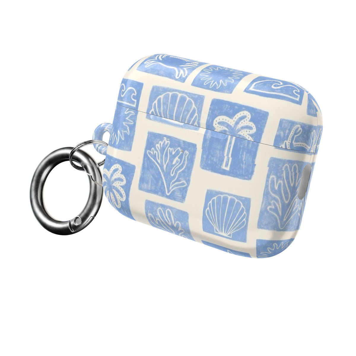 Azure Tiles AirPod Case – Slim Protective Charging Case