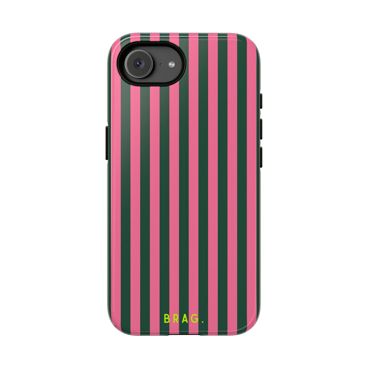 Flamingo Stripe Tough Phone Case – Shockproof Protective iPhone Cover