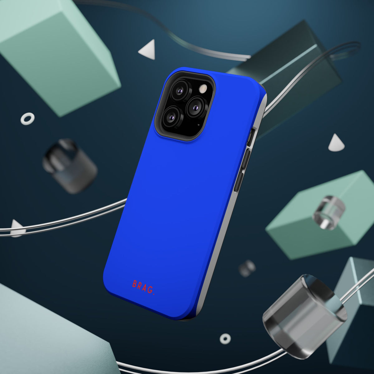 Brag Blue Magnetic Impact-Resistant Phone Case