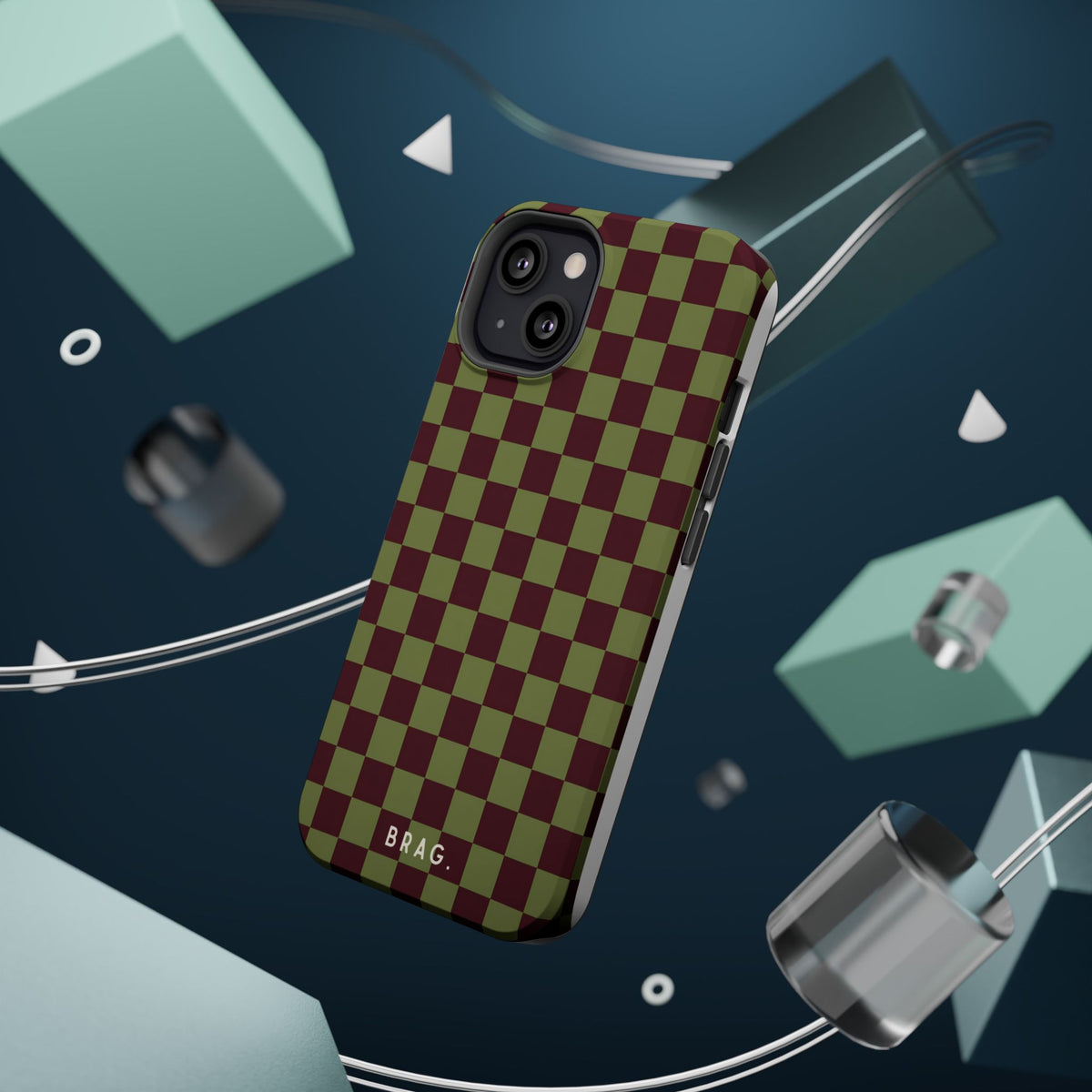 Lucky Check Magnetic Impact-Resistant Phone Case