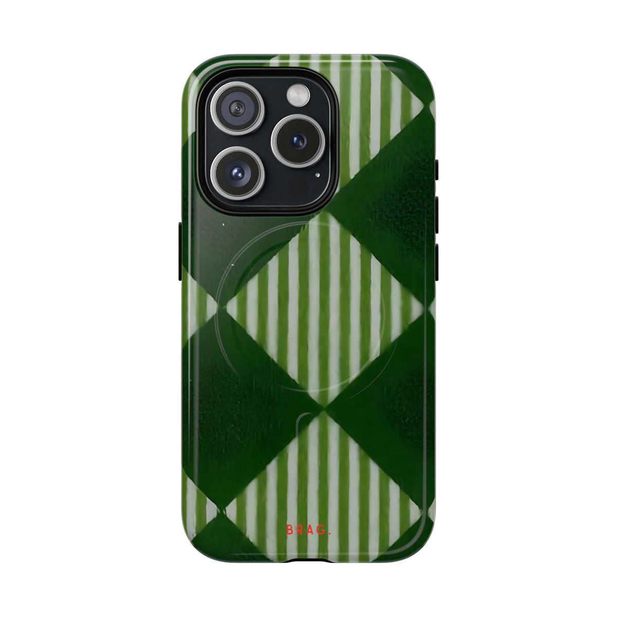 Woven Pattern MagSafe Tough Phone Case — Magnetic Protective Cover