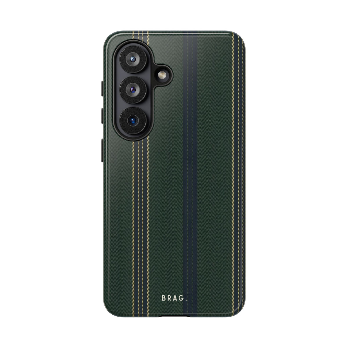 Olive Pinstripe Tough Phone Case – Shockproof Protective iPhone Cover